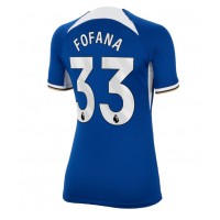 Camisa de time de futebol Chelsea Wesley Fofana #33 Replicas 1º Equipamento Feminina 2023-24 Manga Curta